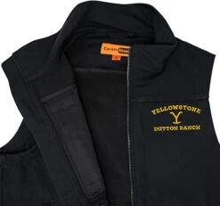 Yellowstone Logo As Seen On Canvas Vest 10 Yellowstone Logo As Seen On Canvas Vest -Bioworld Shop 71AkHReU7gL. AC UX679