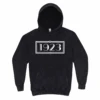 Yellowstone 1923 Logo Distressed Hooded Sweatshirt 1 Yellowstone 1923 Logo Distressed Hooded Sweatshirt -Bioworld Shop HL BK SIZE 1D SN YS013