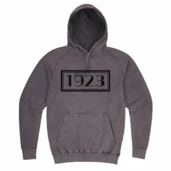 Yellowstone 1923 Logo Distressed Hooded Sweatshirt -Bioworld Shop HL ZC SIZE 1D SN YS011