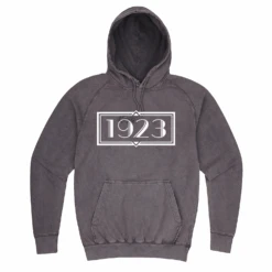 Yellowstone 1923 Logo Distressed Hooded Sweatshirt -Bioworld Shop HL ZC SIZE 1D SN YS013