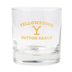 Yellowstone Dutton Ranch Rocks Glass