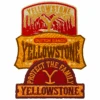 Yellowstone Dutton Ranch Iron On Patches - Pack Of 3