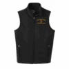 As Seen On Yellowstone Dutton Ranch Logo Core Soft Shell Vest -Bioworld Shop QZ BK SIZE PK SN YS009