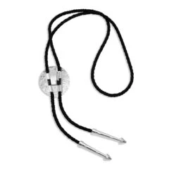 Yellowstone Dutton Y Yellowstone Silver Bolo Tie -Bioworld Shop YELBTC475 alt