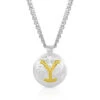 Yellowstone Dutton Y Yellowstone Silver Necklace -Bioworld Shop YELNC4351 900x 1
