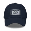 Yellowstone 1883 Logo Classic Dad Hat -Bioworld Shop YS 1883 DH 100153 NVY MF