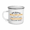 Yellowstone 1883 Elsa Dutton Be Bold And Love Enamel Mug -Bioworld Shop YS 1883 ED BB M 55 100887 LF MF