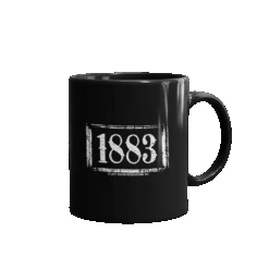 Yellowstone 1883 Warriors Don't Cry Black Mug -Bioworld Shop YS 1883 ED WDC BM 55 100085 11 RT MF