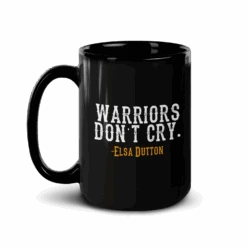 Yellowstone 1883 Warriors Don't Cry Black Mug -Bioworld Shop YS 1883 ED WDC BM 55 100085 15 LF MF