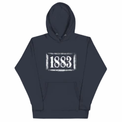 Yellowstone 1883 Logo Unisex Premium Hoodie 9 Yellowstone 1883 Logo Unisex Premium Hoodie -Bioworld Shop YS 1883 HS 100957 NVY MF c5926681 183b 47a3 ba17 085f94a1cef3