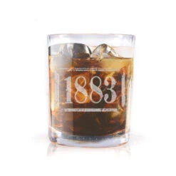 Yellowstone 1883 Logo Laser Engraved Rocks Glass 7 Yellowstone 1883 Logo Laser Engraved Rocks Glass -Bioworld Shop YS 1883 RG 100188 MF