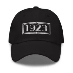 Yellowstone 1923 Logo Classic Dad Hat -Bioworld Shop YS 1923 LOGO 64 100998 BLACK MF