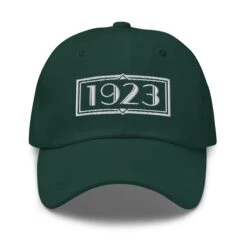 Yellowstone 1923 Logo Classic Dad Hat -Bioworld Shop YS 1923 LOGO 64 100998 SPRUCE MF