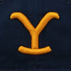 Yellowstone Y Logo 3D Puff Embroidered Hat -Bioworld Shop YS 3D HAT BLUE 1X1 0007.jpg Approved