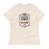 Yellowstone X Ram Barn Women's T-Shirt -Bioworld Shop YS BARNRAM 76 100925 HEATHER PRISM NATURAL MF