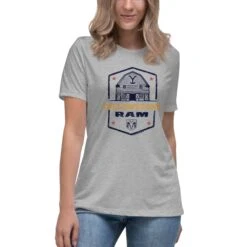 Yellowstone X Ram Barn Women's T-Shirt -Bioworld Shop YS BARNRAM 76 100925 MF1