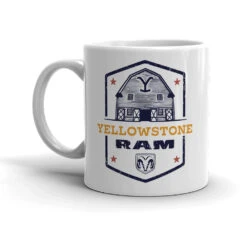 Yellowstone X Ram Barn White Mug