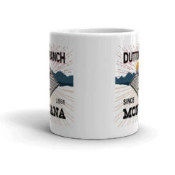 Yellowstone Dutton Ranch Montana White Mug -Bioworld Shop YS BDGE09 69 100976 11 CEN MF