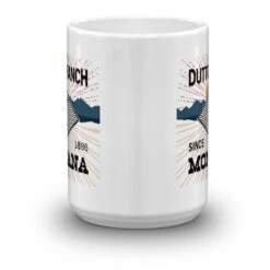 Yellowstone Dutton Ranch Montana White Mug -Bioworld Shop YS BDGE09 69 100976 15 CEN MF