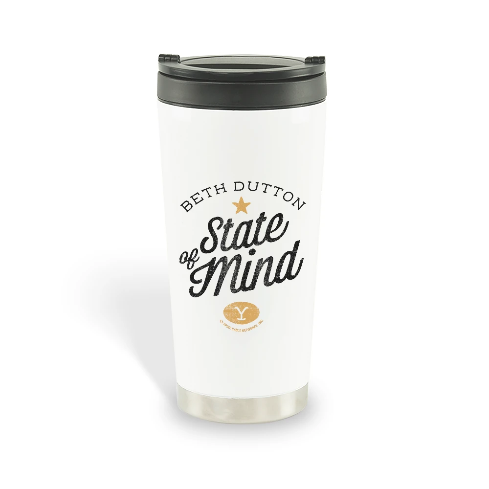 Yellowstone Beth Dutton State Of Mind Stainless Steel Thermal Travel Mug 3 Yellowstone Beth Dutton State Of Mind Stainless Steel Thermal Travel Mug