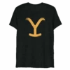 Yellowstone Big Y Logo Tri-Blend T-Shirt -Bioworld Shop YS BIGY TBTS 100147 BLACK MF