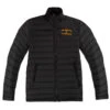 Yellowstone Dutton Ranch Logo Puffer Jacket -Bioworld Shop YS BLACK PUFFER 1X1 0001 1