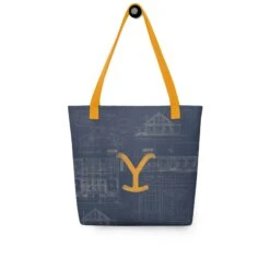 Yellowstone Historic Blueprint Tote -Bioworld Shop YS BPALL 111 101210 LIFE2