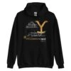 Yellowstone Blueprint Rip's House Unisex Hoodie -Bioworld Shop YS BPRIP 111 100861 BLACK MF