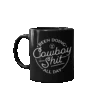 Yellowstone Cowboy Black Mug