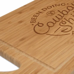 Yellowstone Cowboy Laser Engraved Cutting Board -Bioworld Shop YS CBS CB 53 100181 TP DWN ANGLE MF