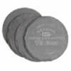 Yellowstone Nothing But Coffee Etched Slate Coasters -Bioworld Shop YS COFFEE 100205 MF
