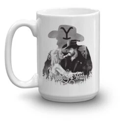 Yellowstone I'm Nobody's Baby White Mug -Bioworld Shop YS COMP013 68 100976 68 100976 15 L MF