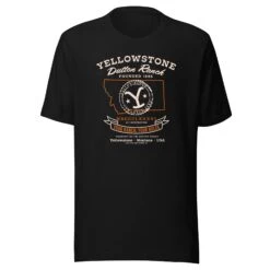 Yellowstone Dutton Ranch Your Ranch Your Rules Short Sleeve T-Shirt -Bioworld Shop YS COMP09 69 100394 BLACK MF