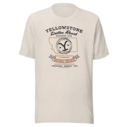Yellowstone Dutton Ranch Your Ranch Your Rules Short Sleeve T-Shirt -Bioworld Shop YS COMP09 69 100394 HEATHER DUST MF
