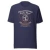 Yellowstone Dutton Ranch Your Ranch Your Rules Short Sleeve T-Shirt -Bioworld Shop YS COMP09 69 100394 HEATHER MIDNIGHT BLUE MF
