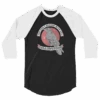Yellowstone Can't Reason With Evil Raglan T-Shirt -Bioworld Shop YS CREVIL RAG 59 100395 BLK WHT MF