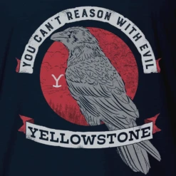 Yellowstone Can't Reason With Evil Adult Short Sleeve T-Shirt -Bioworld Shop YS CRWE TS 100011 RO