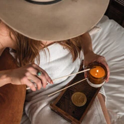 Yellowstone Campfire Suede Candle -Bioworld Shop YS CSC 61 MF7