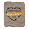 Yellowstone Don't Make Me Go Beth Dutton On You Heart Sherpa Blanket -Bioworld Shop YS DMMG 62 100206 50x60 FLAT MF