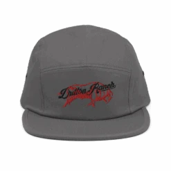 Yellowstone Dutton Ranch Bison 5 Panel Cap -Bioworld Shop YS DR B5PH 100980 FR GRY MF
