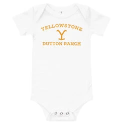 Yellowstone Dutton Ranch Baby Bodysuit -Bioworld Shop YS DR BO 100151 Baby Onesie WHITE
