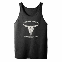 Yellowstone Dutton Ranch Cow Skull Adult Tank Top -Bioworld Shop YS DR CS ATT 56 100015 CHAR MF
