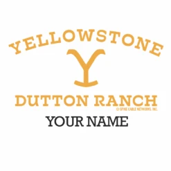 Yellowstone Dutton Ranch Logo Personalized Baby Bodysuit -Bioworld Shop YS DR PBS 52 100370 RO
