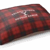 Yellowstone Dutton Ranch Plaid Pet Bed