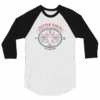 Yellowstone Dutton Ranch Protect The Family Unisex 3/4 Sleeve Raglan Shirt -Bioworld Shop YS DR PTF RAG 59 100395 WHT BLK MF