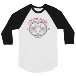 Yellowstone Dutton Ranch Protect The Family Unisex 3/4 Sleeve Raglan Shirt