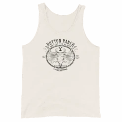 Yellowstone Dutton Ranch Protect The Family Neutral Adult Tank Top -Bioworld Shop YS DR PTFN TT 59 100441 OATMEAL MF