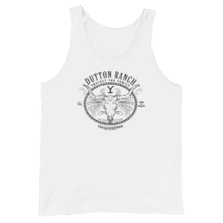 Yellowstone Dutton Ranch Protect The Family Neutral Adult Tank Top -Bioworld Shop YS DR PTFN TT 59 100441 WHT MF