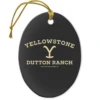 Yellowstone Dutton Ranch Logo Oval Ceramic Ornament -Bioworld Shop YS DR logo 100102 BK MF