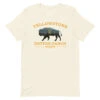 Yellowstone Dutton Ranch Bison Adult Short Sleeve T-Shirt -Bioworld Shop YS DRB ST 100011 0079 A Tee Natural